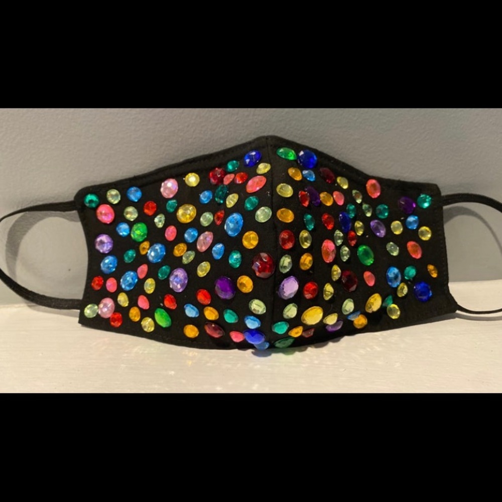 Handmade Rhinestone Face masks - Picture 14 of 16